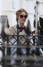 KATE WINSLET and SAOIRSE RONAN on the Set of Ammonite in London 04/17/2019