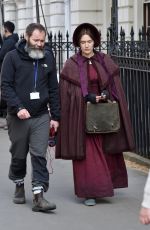 KATE WINSLET on the Set of Ammonite in London 04/17/2019