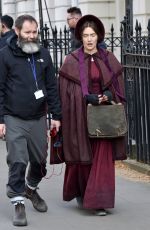 KATE WINSLET on the Set of Ammonite in London 04/17/2019