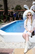KATHRYN NEWTON at American Express Platinum House in Palm Springs 04/13/2019