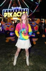 KATHRYN NEWWTON at Detective Pikachu Installation at Coachella 04/12/2019