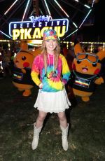 KATHRYN NEWWTON at Detective Pikachu Installation at Coachella 04/12/2019