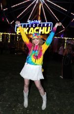 KATHRYN NEWWTON at Detective Pikachu Installation at Coachella 04/12/2019