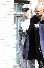 KATIE HOLMES and Jamie Foxx Out Holding Hands in New York 04/16/2019