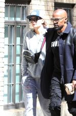 KATIE HOLMES and Jamie Foxx Out Holding Hands in New York 04/16/2019