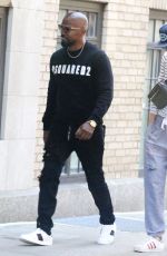 KATIE HOLMES and Jamie Foxx Out Holding Hands in New York 04/16/2019