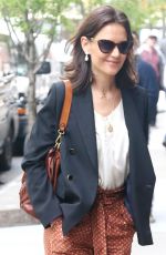 KATIE HOLMES Arrives at Tribeca Film Festival Luncheon in New York 04/25/2019