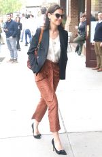 KATIE HOLMES Arrives at Tribeca Film Festival Luncheon in New York 04/25/2019
