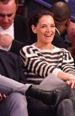 KATIE HOLMES at Washington Wizards vs New York Knicks Game in New york 04/07/2019