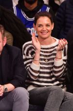 KATIE HOLMES at Washington Wizards vs New York Knicks Game in New york 04/07/2019