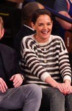 KATIE HOLMES at Washington Wizards vs New York Knicks Game in New york 04/07/2019