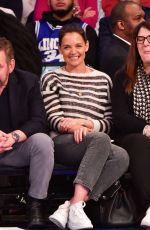 KATIE HOLMES at Washington Wizards vs New York Knicks Game in New york 04/07/2019