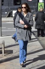 KATIE HOLMES Out and About in New York 04/16/2019