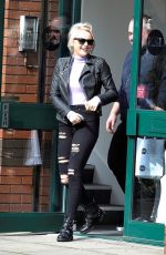 KATIE MCGLYNN Leaves KSL Hair Transplant Clinic in Manchester 04/07/2019