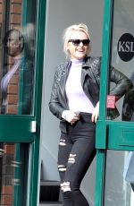KATIE MCGLYNN Leaves KSL Hair Transplant Clinic in Manchester 04/07/2019