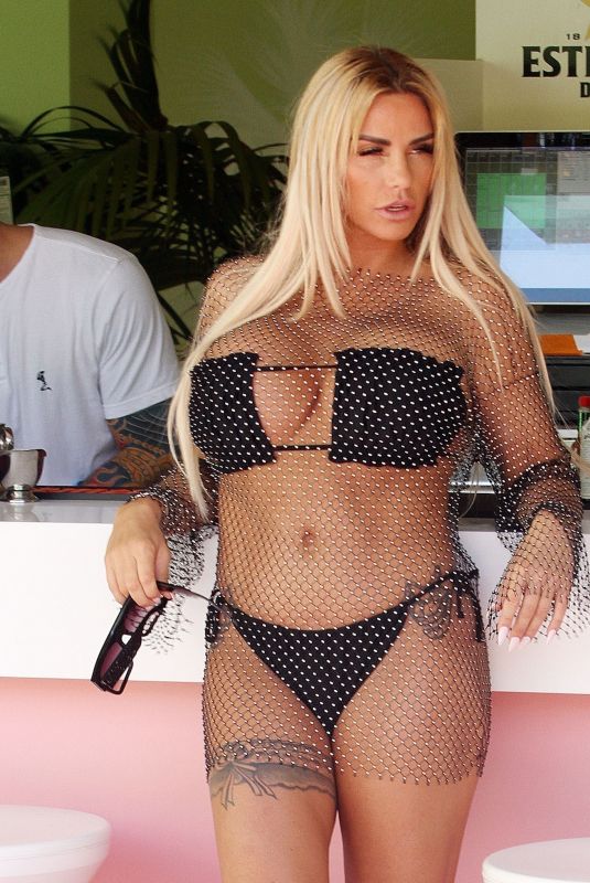 KATIE PRICE in Bikini on Vacation in Majorca 04/18/2019