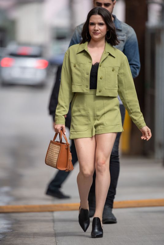 KATIE STEVENS Arrives at Jimmy Kimmel Live in Los Angeles 04/16/2019