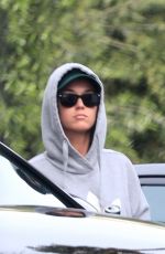 KATY PERRY Arrives at a Friend