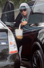 KATY PERRY Arrives at a Friend
