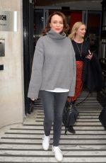 KEELEY HAWES Leaves BBC Radio 2 in London 04/04/2019