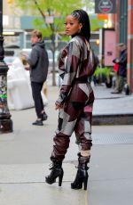 KEKE PALMER Out and About in New York 04/18/2019