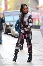 KEKE PALMER Out and About in New York 04/18/2019