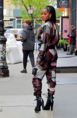 KEKE PALMER Out and About in New York 04/18/2019