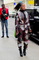 KEKE PALMER Out and About in New York 04/18/2019