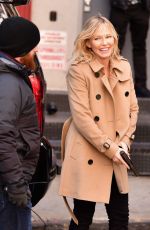 KELLI GIDDISh ont he Set of Law & Order: SVU in New York 04/01/2019
