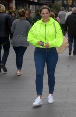 KELLY BROOK Arrives at Global Radio in London 04/23/2019