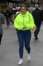 KELLY BROOK Arrives at Global Radio in London 04/23/2019