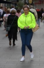 KELLY BROOK Arrives at Global Radio in London 04/23/2019