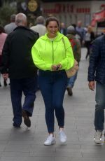 KELLY BROOK Arrives at Global Radio in London 04/23/2019