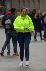 KELLY BROOK Arrives at Global Radio in London 04/23/2019