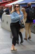 KELLY BROOK Arrives at Global Radio in London 04/26/2019