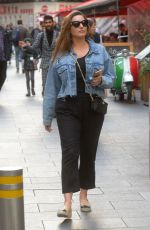KELLY BROOK Arrives at Global Radio in London 04/26/2019