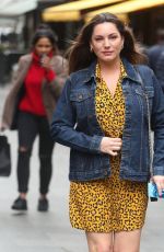 KELLY BROOK at Heart Radio Studios in London 04/02/2019