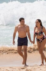 KELLY BROOK in Bikini at a Beach in Portugal 04/23/2019