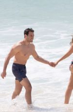KELLY BROOK in Bikini at a Beach in Portugal 04/23/2019