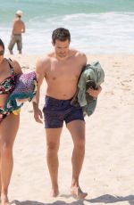 KELLY BROOK in Bikini at a Beach in Portugal 04/23/2019