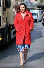 KELLY BROOK Leaves Global Radio in London 04/15/2019