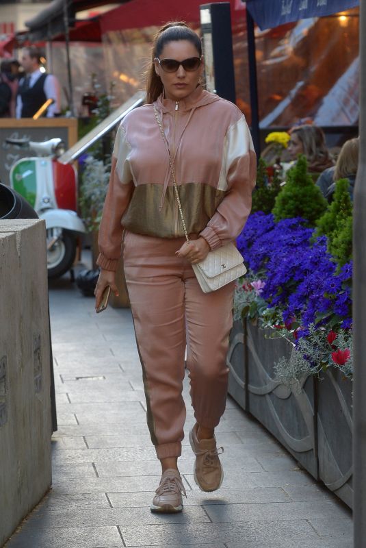 KELLY BROOK Leaves Global Radio in London 04/25/2019
