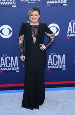 KELLY CLARKSON at 2019 Academy of Country Music Awards in Las Vegas 04/07/2019