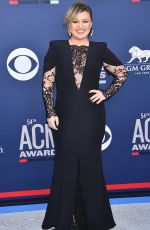 KELLY CLARKSON at 2019 Academy of Country Music Awards in Las Vegas 04/07/2019