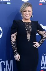 KELLY CLARKSON at 2019 Academy of Country Music Awards in Las Vegas 04/07/2019