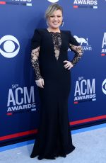 KELLY CLARKSON at 2019 Academy of Country Music Awards in Las Vegas 04/07/2019