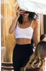 KENDALL JENNER at a Cafe in Beverly Hills 04/11/2019