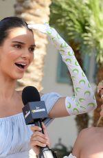 KENDALL JENNER at Interview with Erin Lim for E! News in Indio 04/14/2019