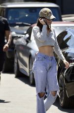 KENDALL JENNER in Ripped Denim Out Shopping in Los Angeles 04/01/2019