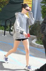 KENDALL JENNER in Shorts Heading to a Gym in Hollywood 04/06/2019